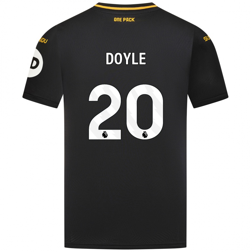 Criança Camisola Tommy Doyle #20 Preto Alternativa 2024/25 Camisa Brasil