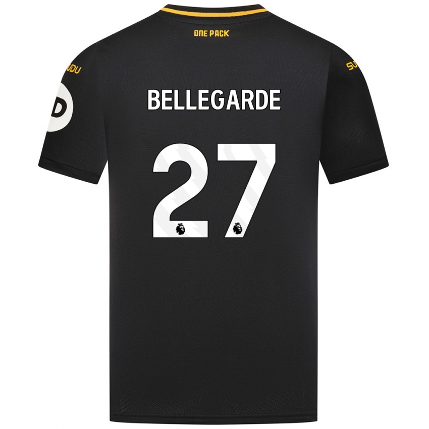 Criança Camisola Jean-Ricner Bellegarde #27 Preto Alternativa 2024/25 Camisa Brasil