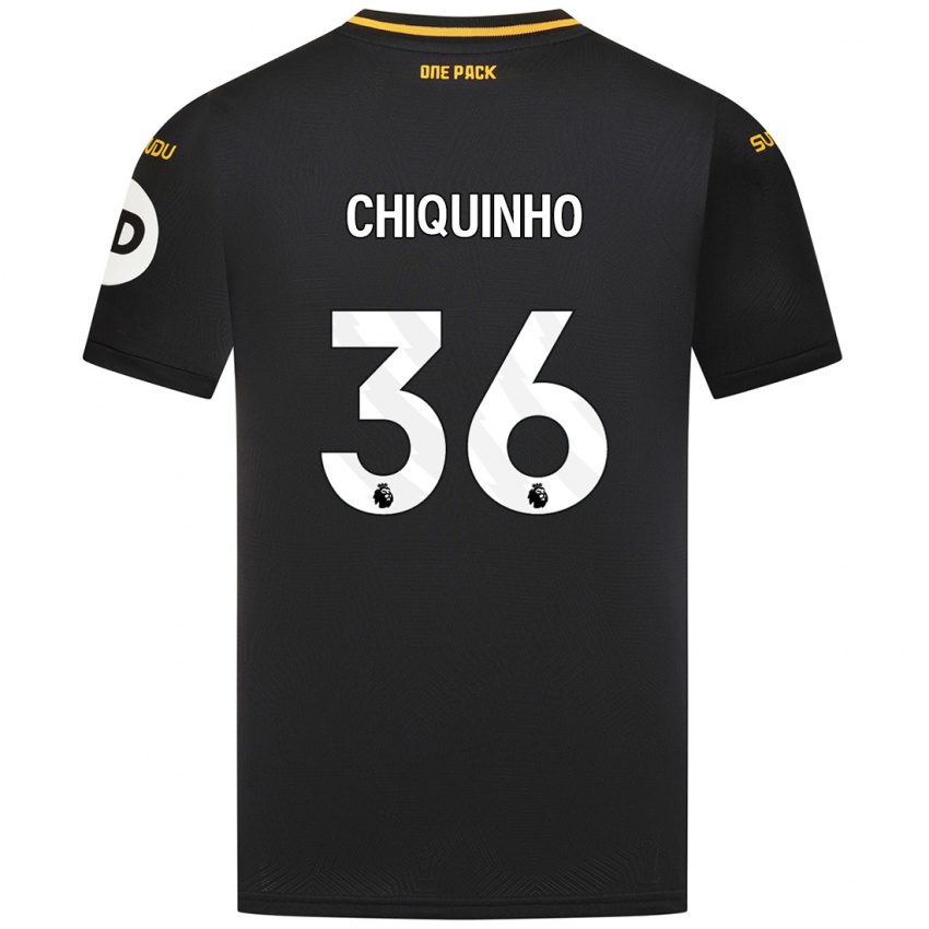 Criança Camisola Chiquinho #36 Preto Alternativa 2024/25 Camisa Brasil