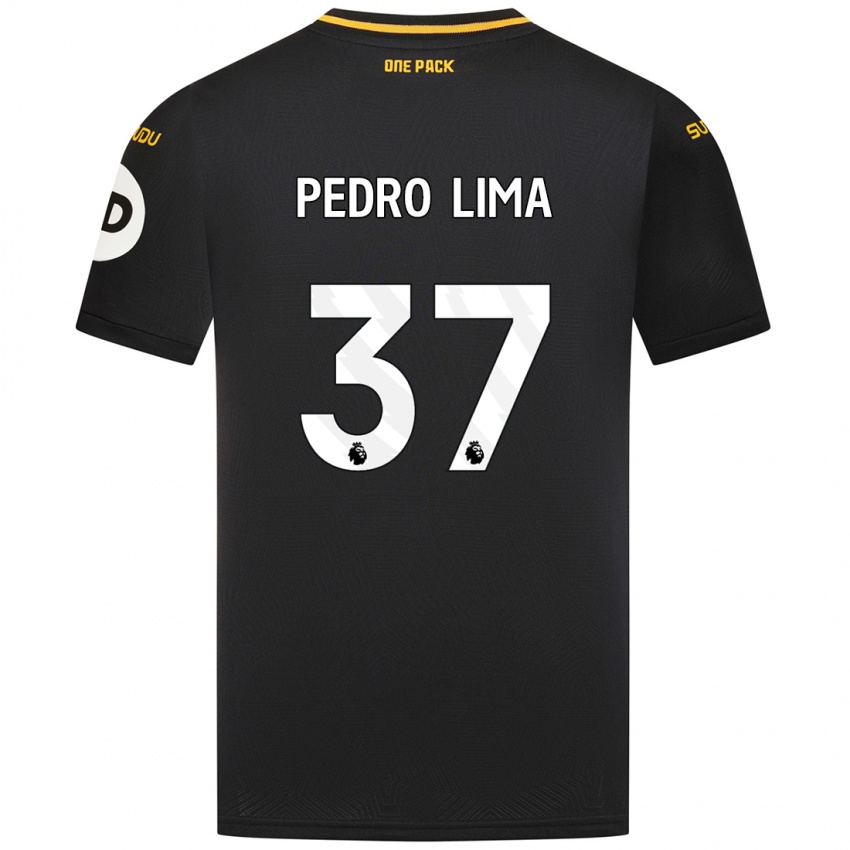 Criança Camisola Pedro Lima #37 Preto Alternativa 2024/25 Camisa Brasil