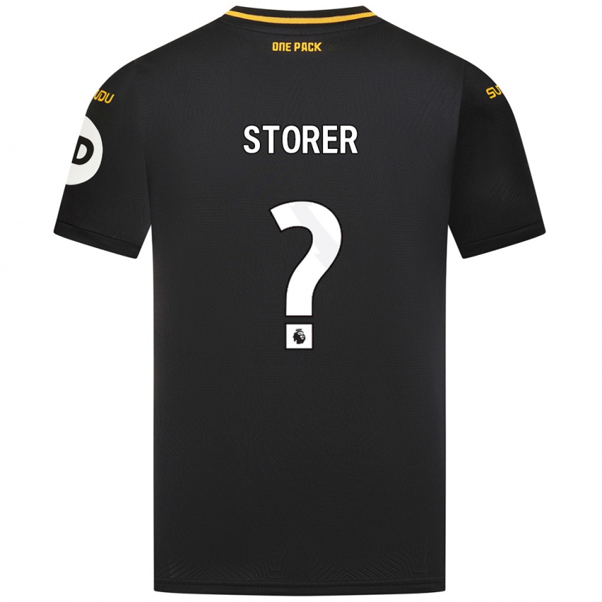 Criança Camisola James Storer #0 Preto Alternativa 2024/25 Camisa Brasil