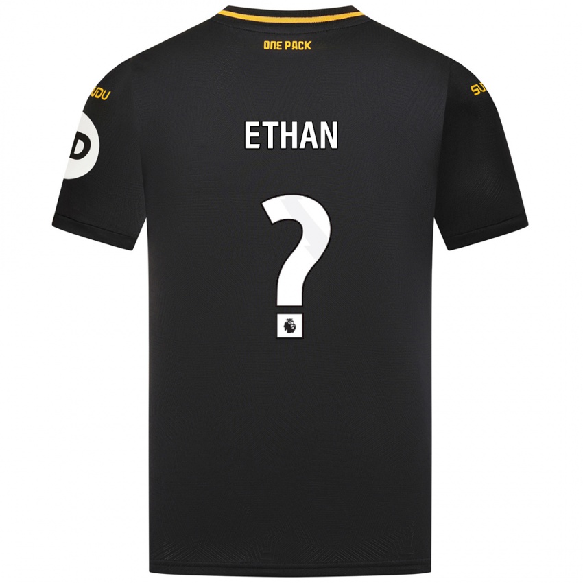 Criança Camisola Ethan Mcleod #0 Preto Alternativa 2024/25 Camisa Brasil