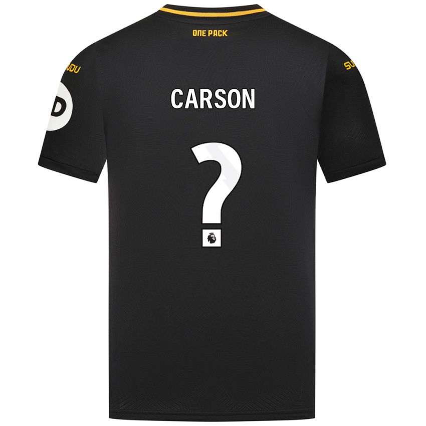 Criança Camisola Hayden Carson #0 Preto Alternativa 2024/25 Camisa Brasil