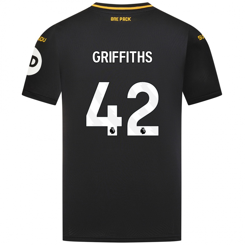 Criança Camisola Harvey Griffiths #42 Preto Alternativa 2024/25 Camisa Brasil