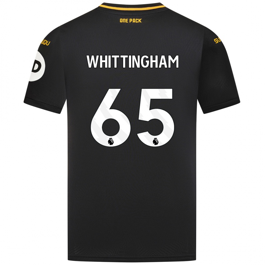 Criança Camisola Matthew Whittingham #65 Preto Alternativa 2024/25 Camisa Brasil