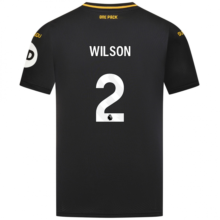 Criança Camisola Ellie Wilson #2 Preto Alternativa 2024/25 Camisa Brasil