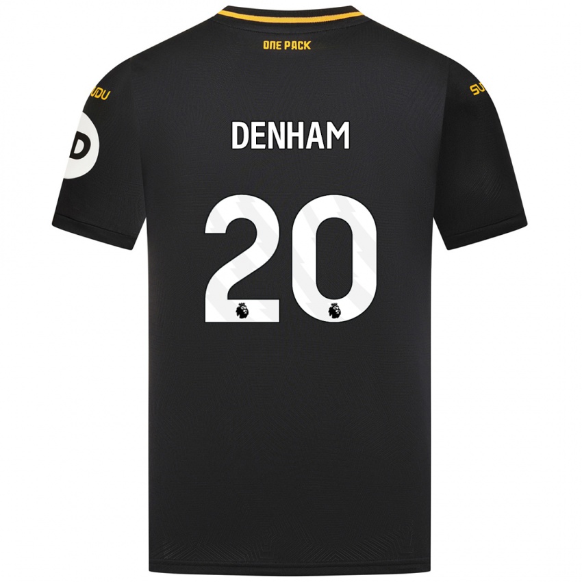 Criança Camisola Ania Denham #20 Preto Alternativa 2024/25 Camisa Brasil