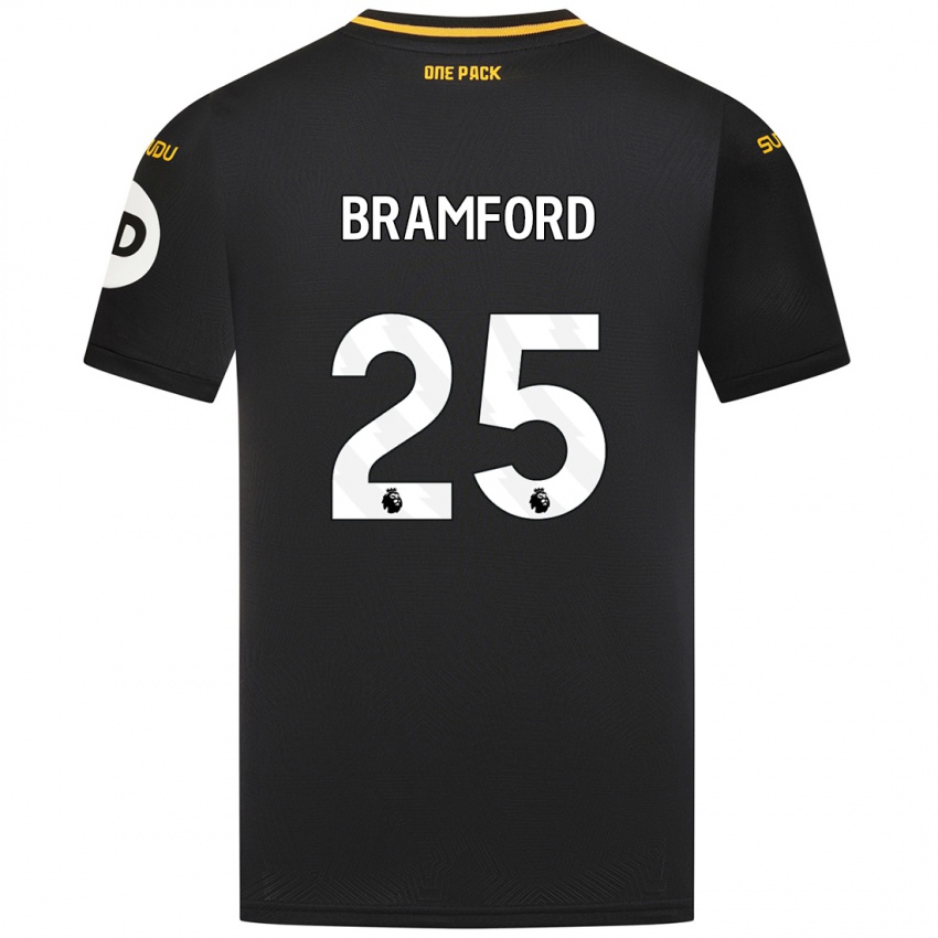 Criança Camisola Sophie Bramford #25 Preto Alternativa 2024/25 Camisa Brasil