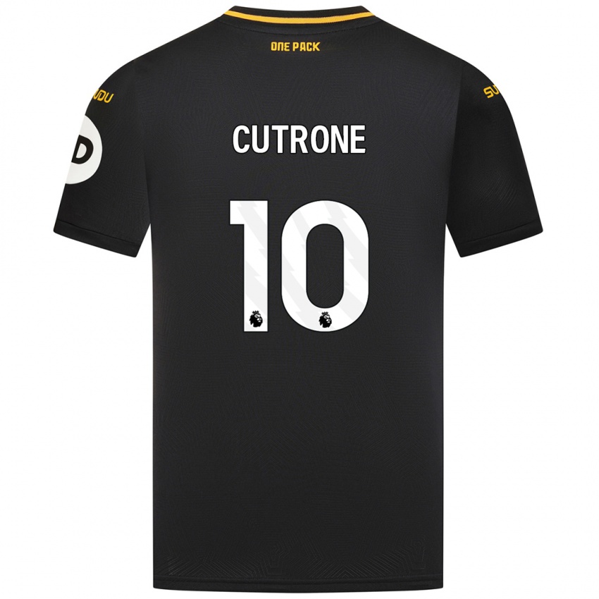 Criança Camisola Patrick Cutrone #10 Preto Alternativa 2024/25 Camisa Brasil