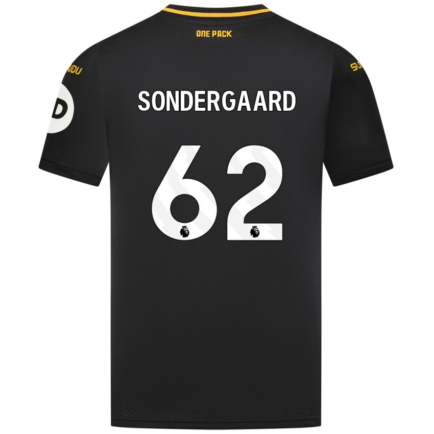 Criança Camisola Andreas Sondergaard #62 Preto Alternativa 2024/25 Camisa Brasil