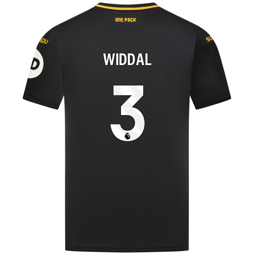 Criança Camisola Natalie Widdal #3 Preto Alternativa 2024/25 Camisa Brasil