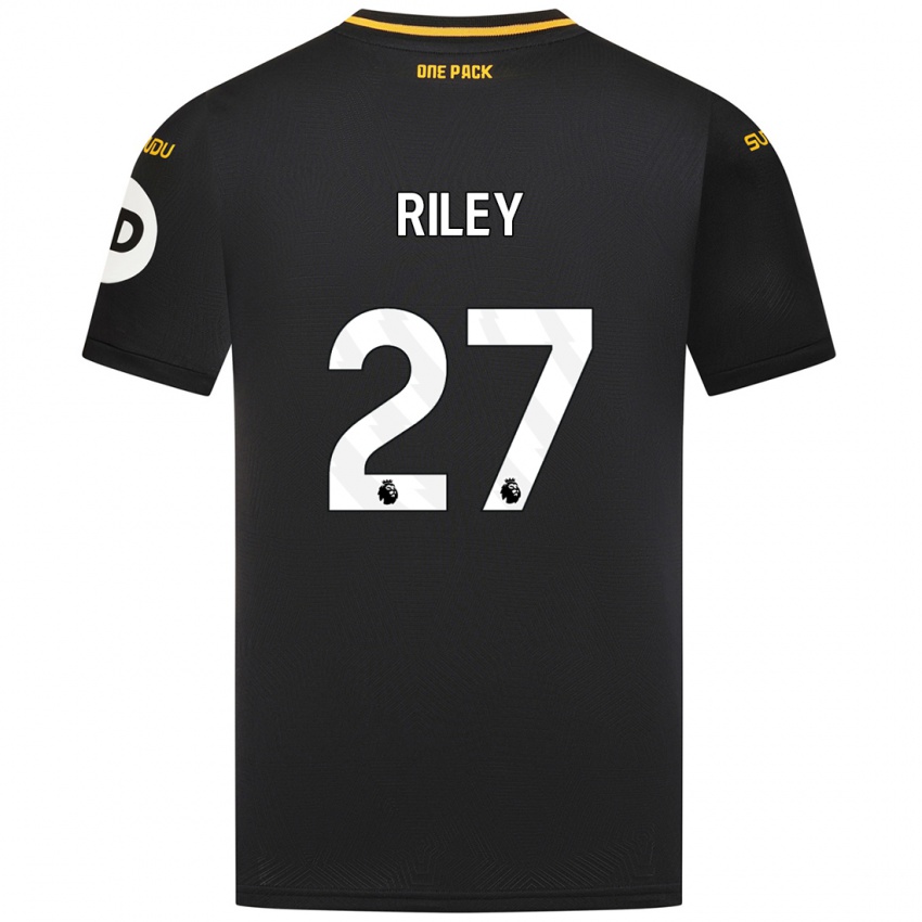 Criança Camisola Lauren Riley #27 Preto Alternativa 2024/25 Camisa Brasil