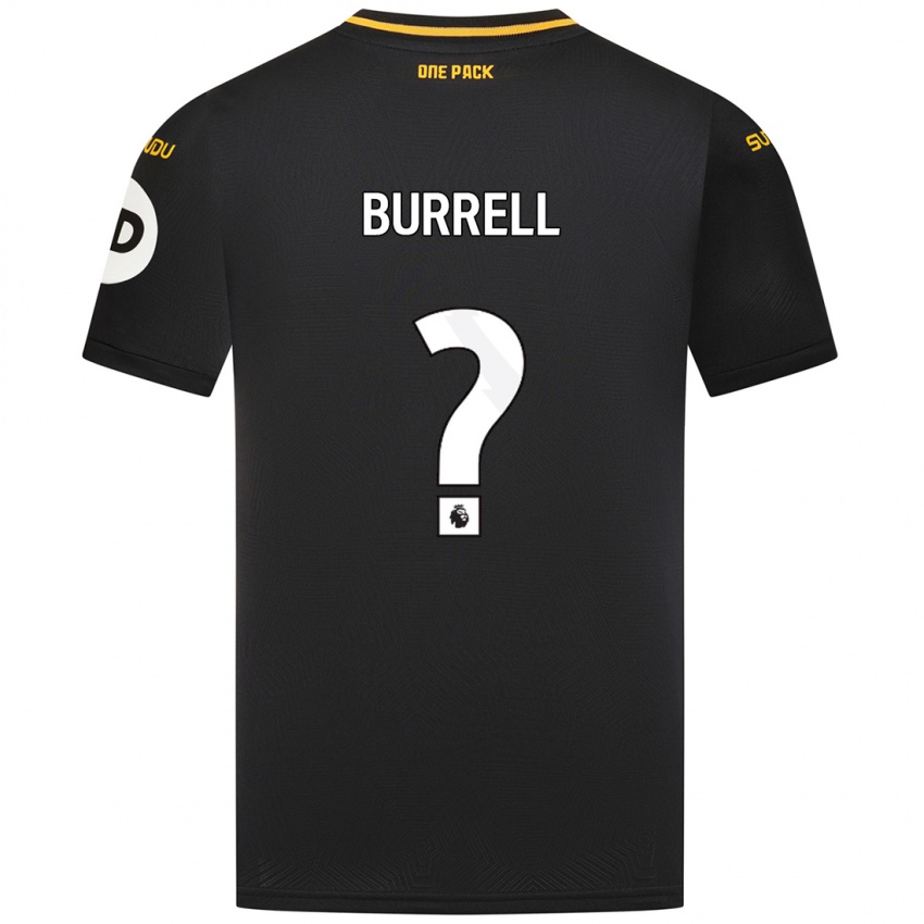 Criança Camisola Ackeme Francis-Burrell #0 Preto Alternativa 2024/25 Camisa Brasil