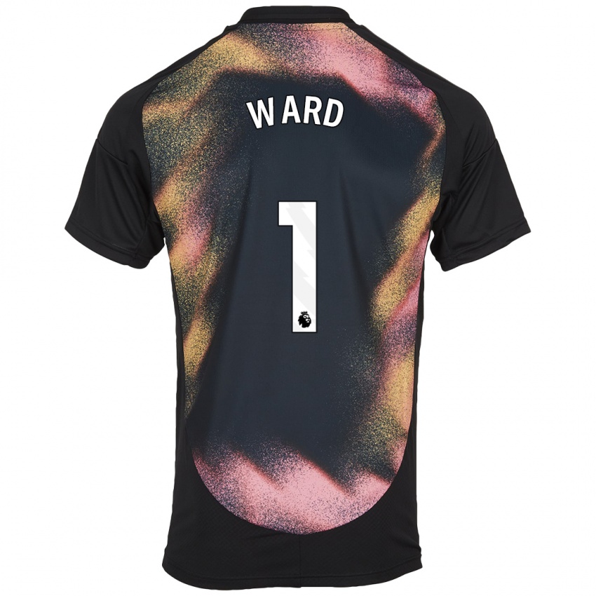 Criança Camisola Danny Ward #1 Preto Branco Alternativa 2024/25 Camisa Brasil