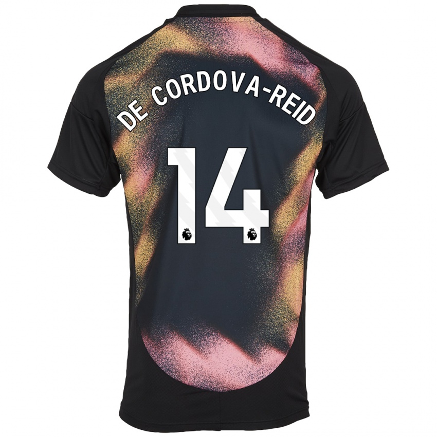 Criança Camisola Bobby De Cordova-Reid #14 Preto Branco Alternativa 2024/25 Camisa Brasil