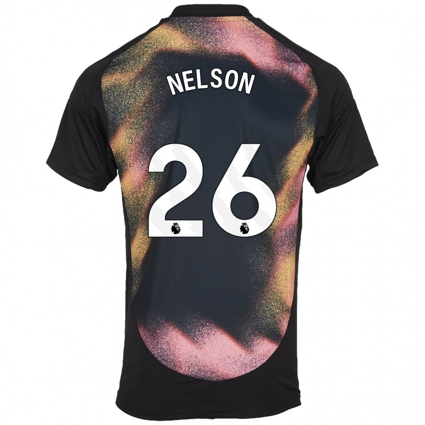 Criança Camisola Ben Nelson #26 Preto Branco Alternativa 2024/25 Camisa Brasil