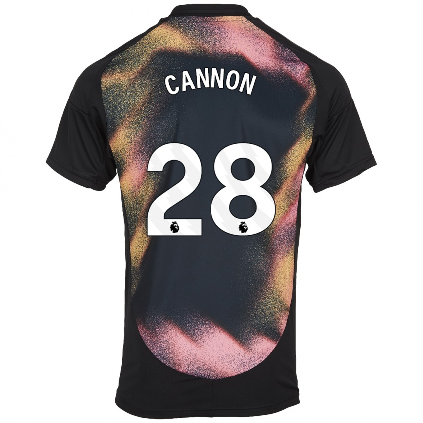 Criança Camisola Thomas Cannon #28 Preto Branco Alternativa 2024/25 Camisa Brasil