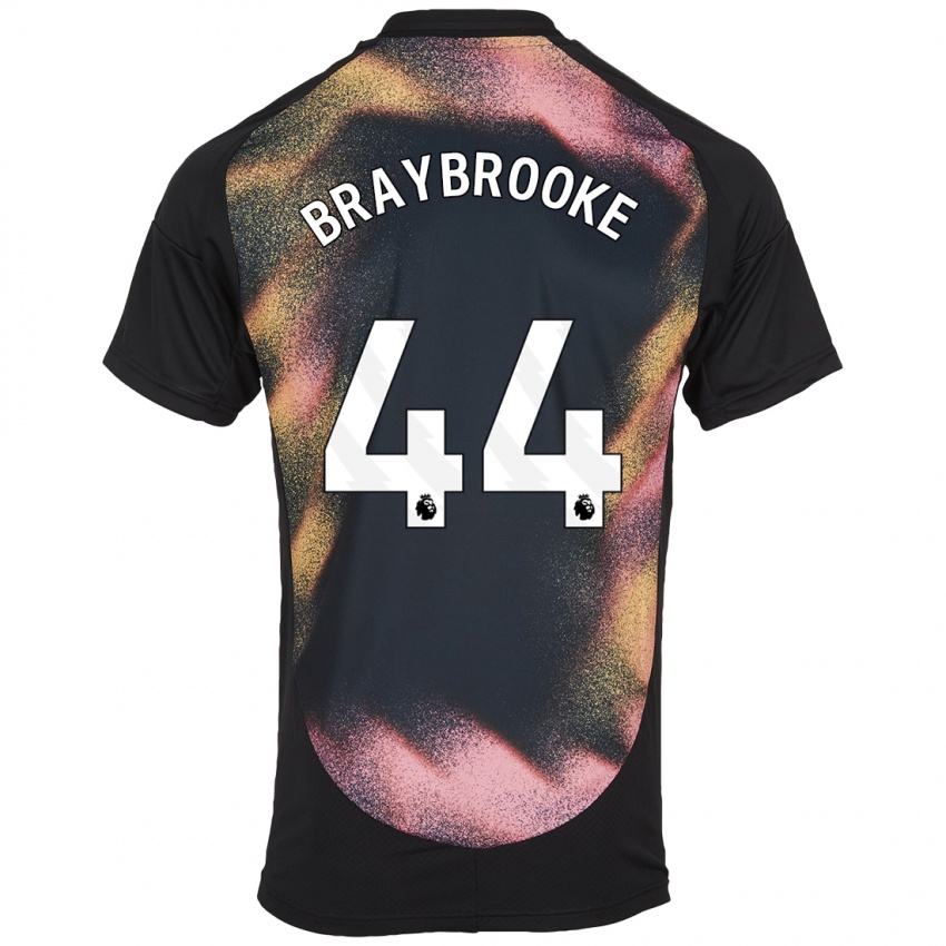 Criança Camisola Sammy Braybrooke #44 Preto Branco Alternativa 2024/25 Camisa Brasil