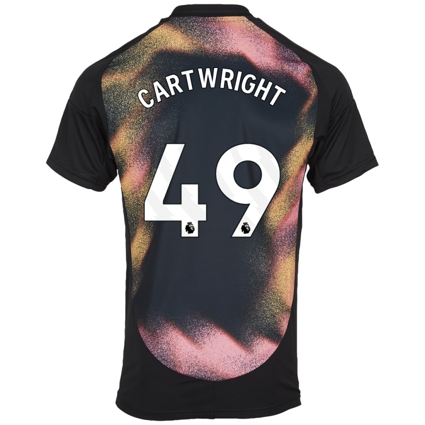 Criança Camisola Henry Cartwright #49 Preto Branco Alternativa 2024/25 Camisa Brasil