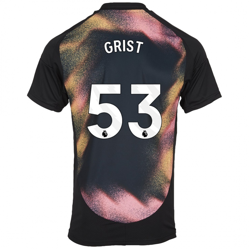 Criança Camisola Ben Grist #53 Preto Branco Alternativa 2024/25 Camisa Brasil