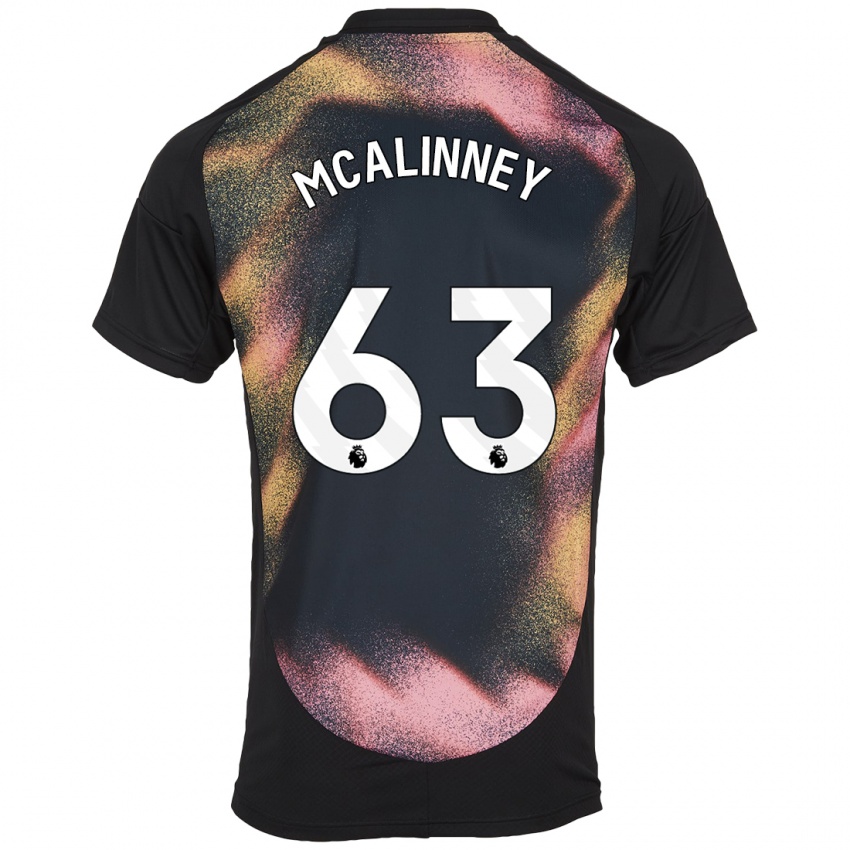 Criança Camisola Liam Mcalinney #63 Preto Branco Alternativa 2024/25 Camisa Brasil