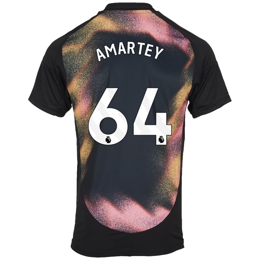 Criança Camisola Bobby Amartey #64 Preto Branco Alternativa 2024/25 Camisa Brasil