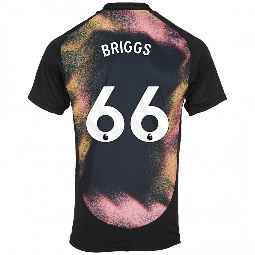 Criança Camisola Logan Briggs #66 Preto Branco Alternativa 2024/25 Camisa Brasil