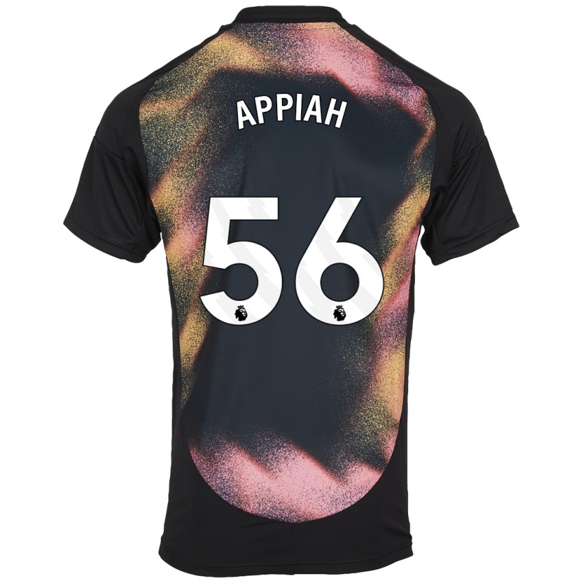 Criança Camisola Paul Appiah #56 Preto Branco Alternativa 2024/25 Camisa Brasil