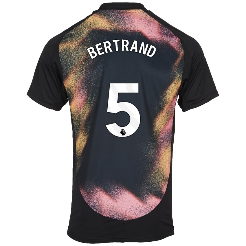 Criança Camisola Ryan Bertrand #5 Preto Branco Alternativa 2024/25 Camisa Brasil