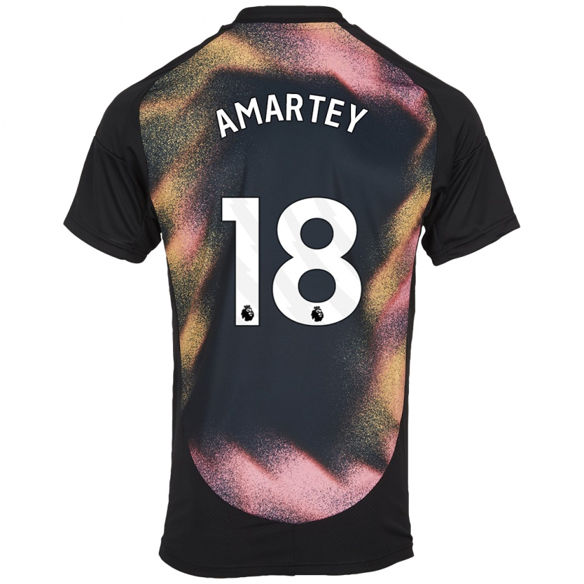 Criança Camisola Daniel Amartey #18 Preto Branco Alternativa 2024/25 Camisa Brasil