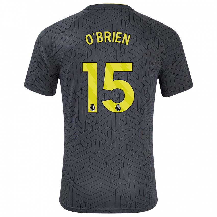 Criança Camisola Jake O'brien #15 Amarelo Preto Alternativa 2024/25 Camisa Brasil