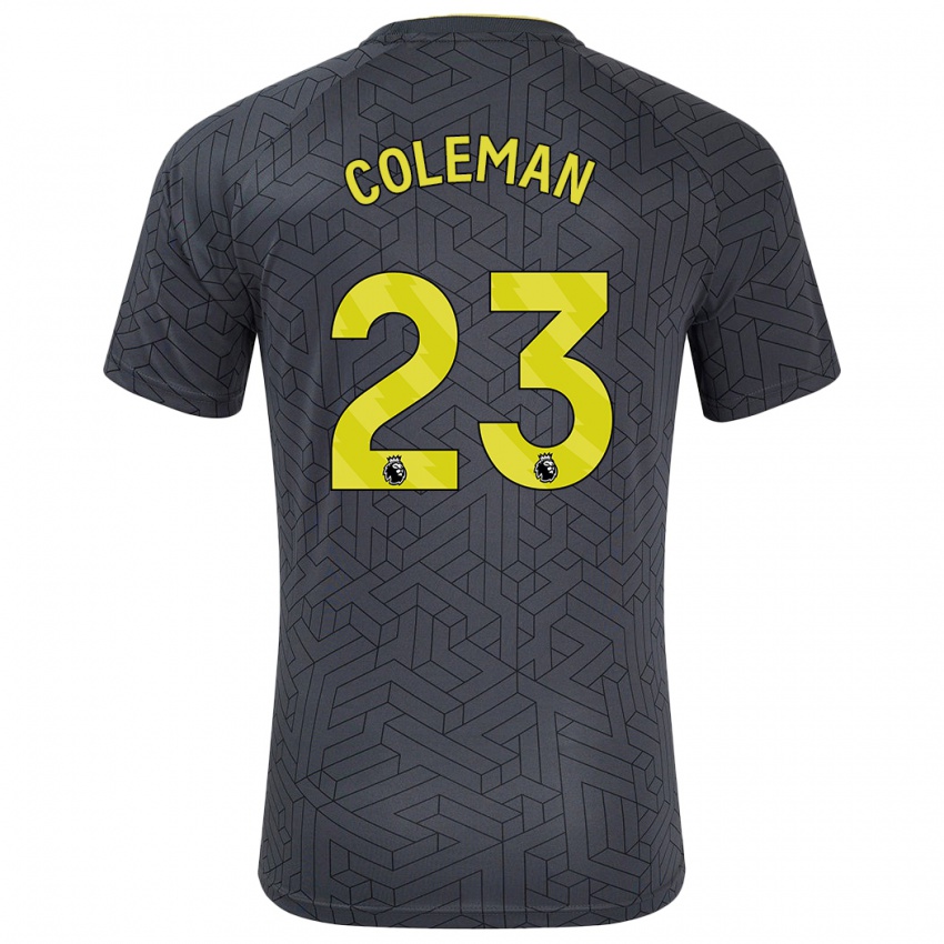 Criança Camisola Seamus Coleman #23 Amarelo Preto Alternativa 2024/25 Camisa Brasil