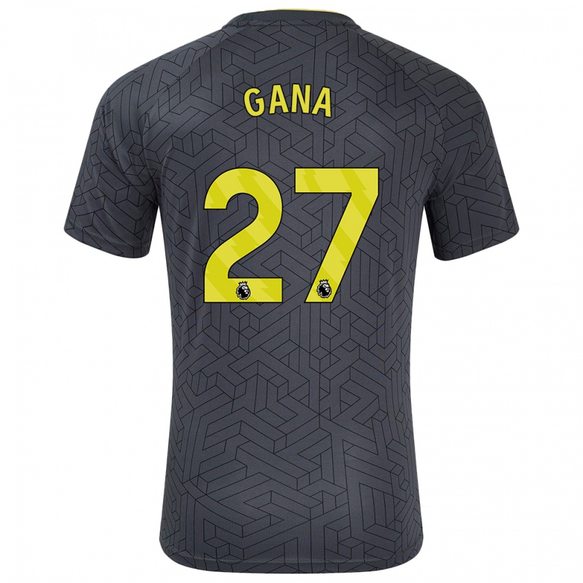 Criança Camisola Idrissa Gueye #27 Amarelo Preto Alternativa 2024/25 Camisa Brasil