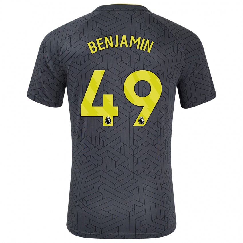 Criança Camisola Omari Benjamin #49 Amarelo Preto Alternativa 2024/25 Camisa Brasil