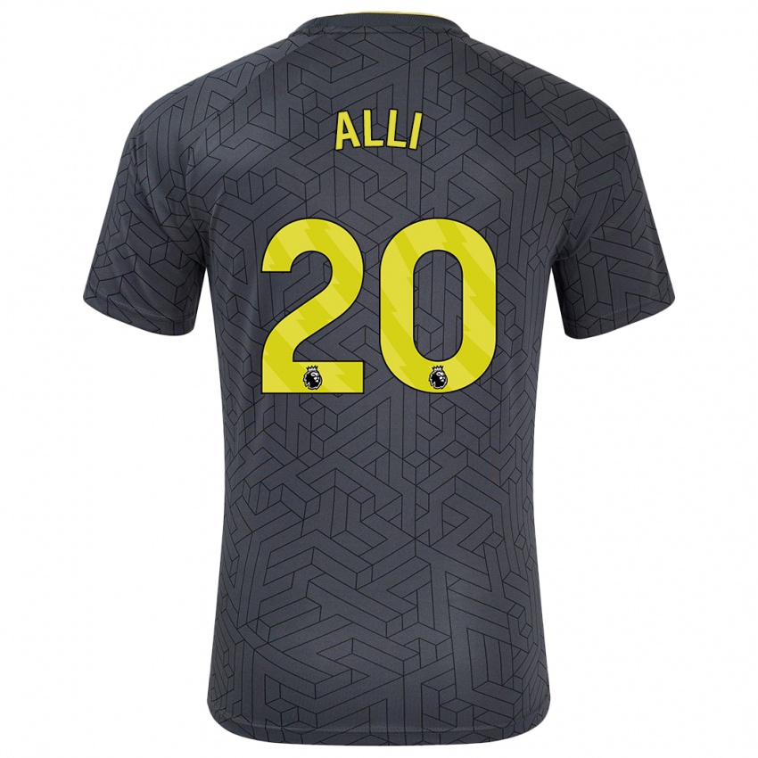 Criança Camisola Dele Alli #20 Amarelo Preto Alternativa 2024/25 Camisa Brasil