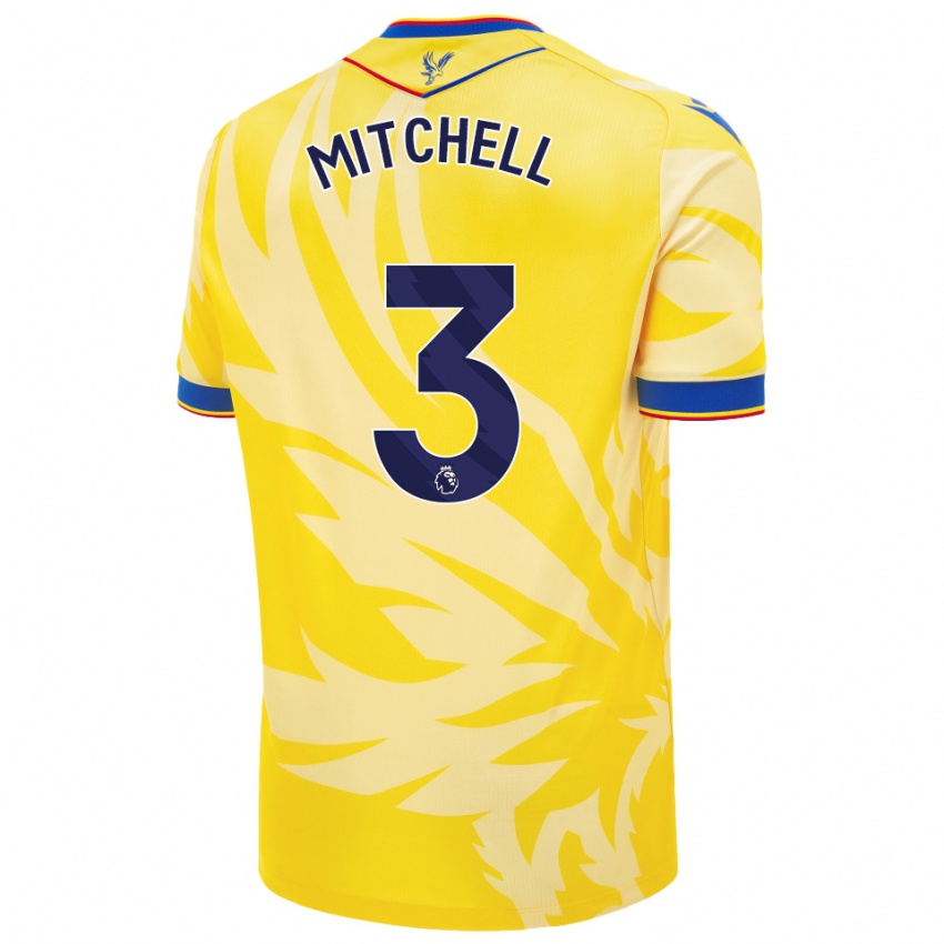 Criança Camisola Tyrick Mitchell #3 Amarelo Alternativa 2024/25 Camisa Brasil