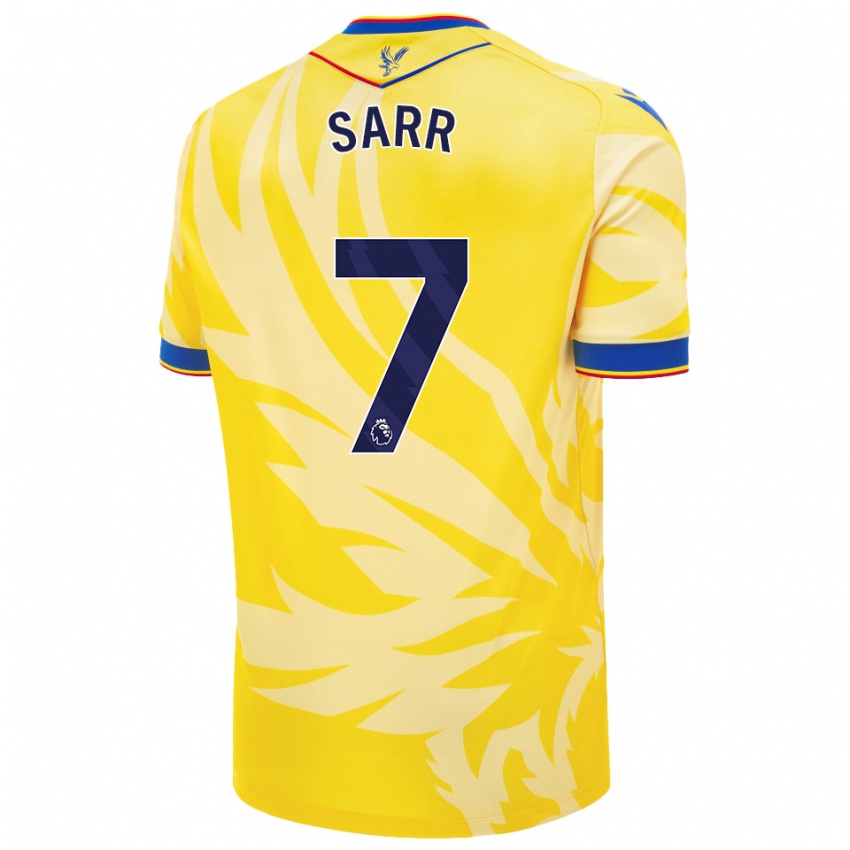 Criança Camisola Ismaïla Sarr #7 Amarelo Alternativa 2024/25 Camisa Brasil