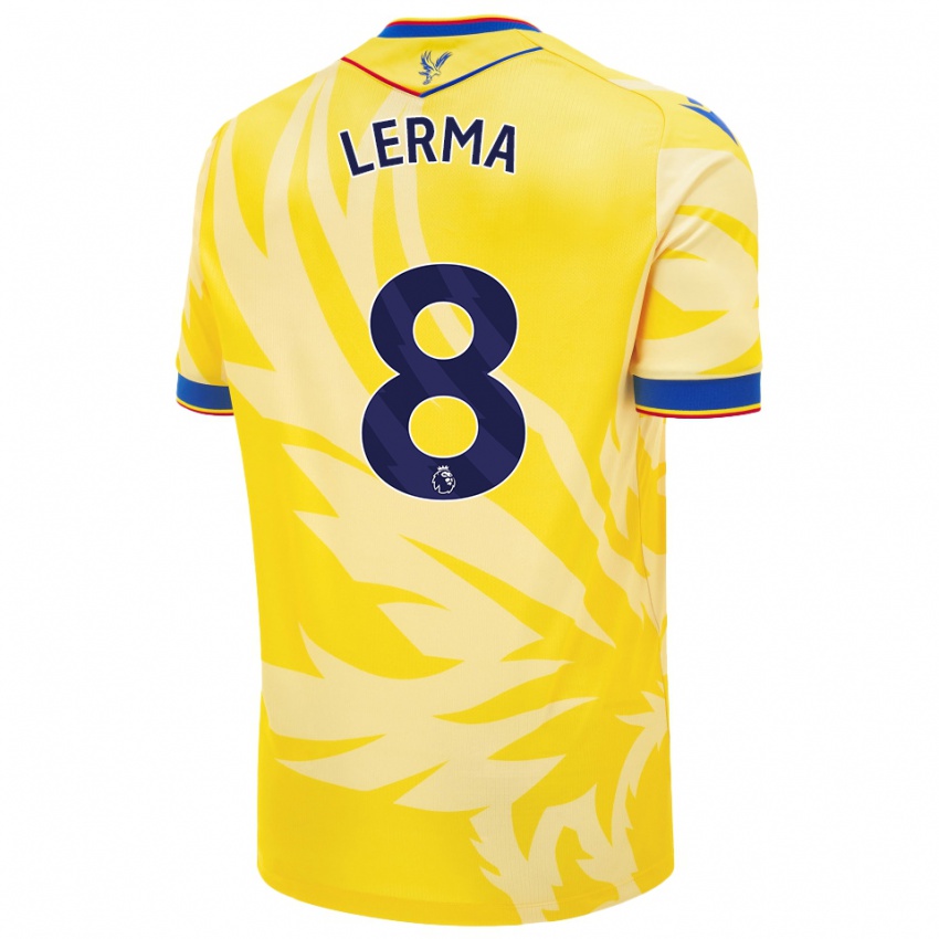 Criança Camisola Jefferson Lerma #8 Amarelo Alternativa 2024/25 Camisa Brasil