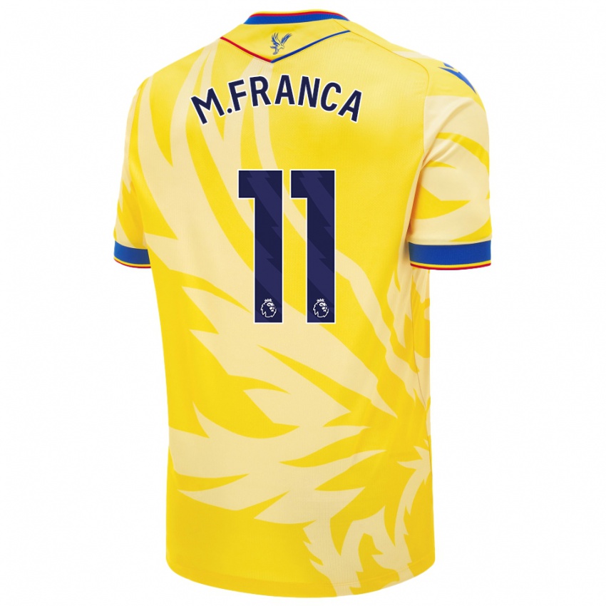 Criança Camisola Matheus França #11 Amarelo Alternativa 2024/25 Camisa Brasil