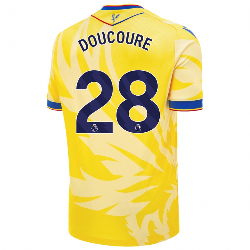 Criança Camisola Cheick Doucouré #28 Amarelo Alternativa 2024/25 Camisa Brasil