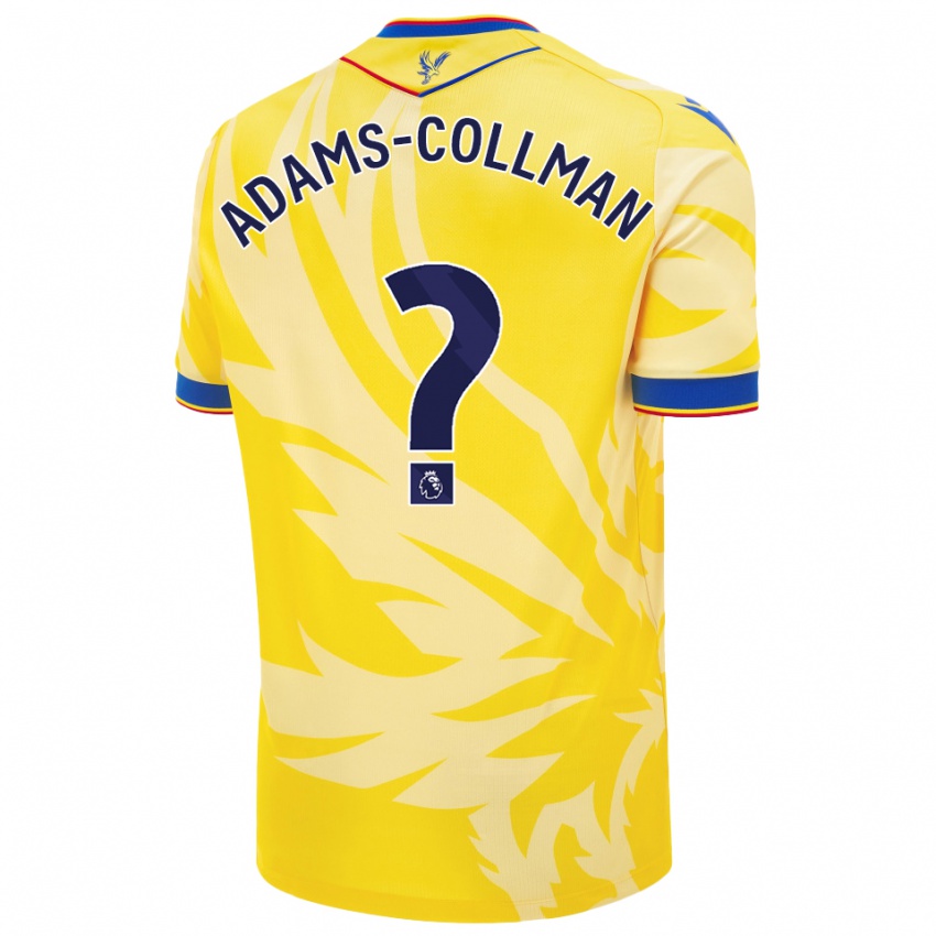 Criança Camisola Kai-Reece Adams-Collman #0 Amarelo Alternativa 2024/25 Camisa Brasil