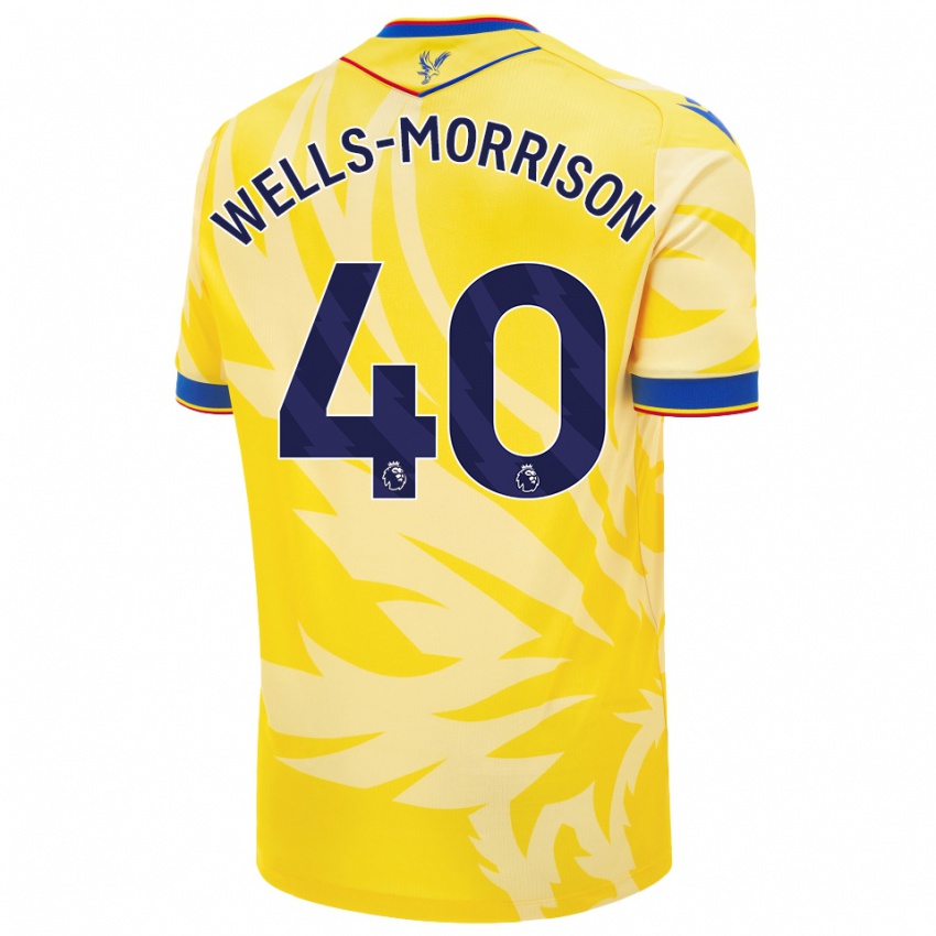 Criança Camisola Jack Wells-Morrison #40 Amarelo Alternativa 2024/25 Camisa Brasil