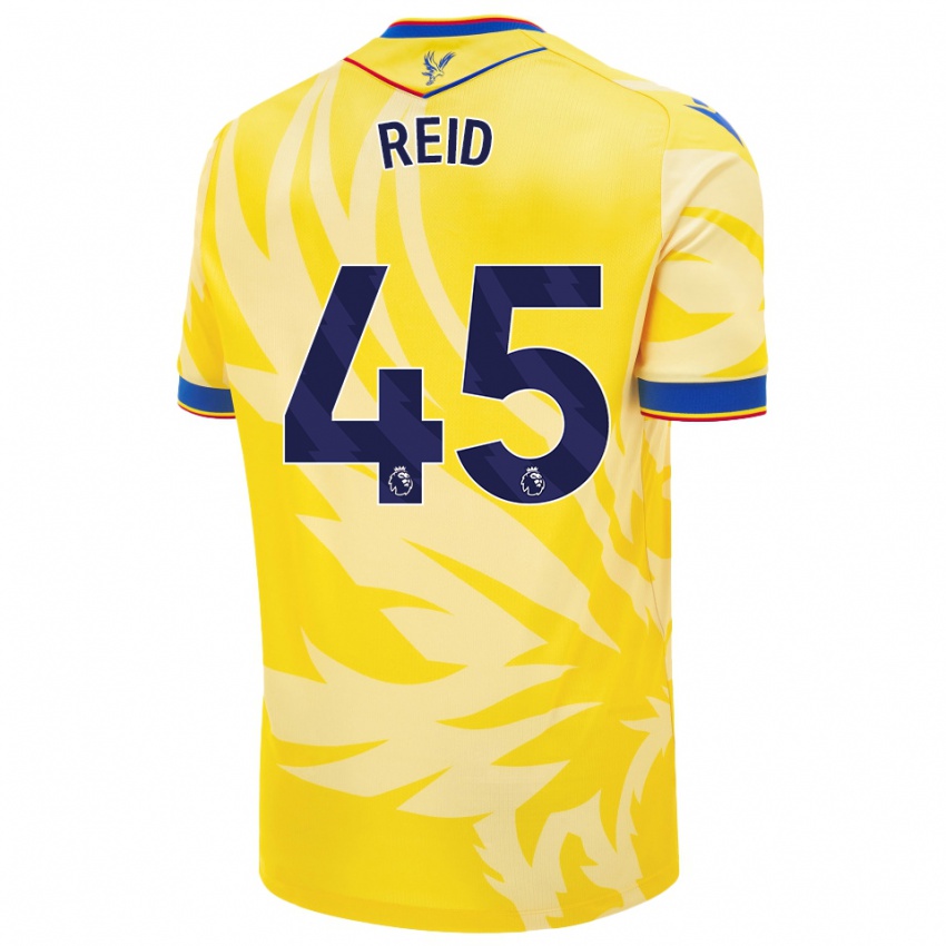 Criança Camisola Dylan Reid #45 Amarelo Alternativa 2024/25 Camisa Brasil