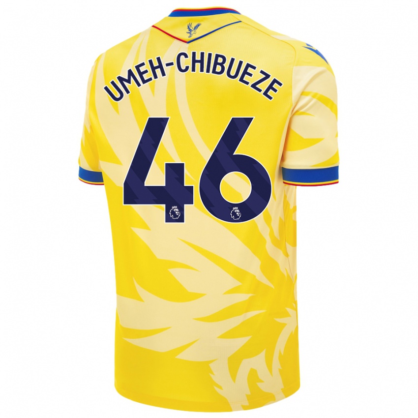 Criança Camisola Franco Umeh-Chibueze #46 Amarelo Alternativa 2024/25 Camisa Brasil