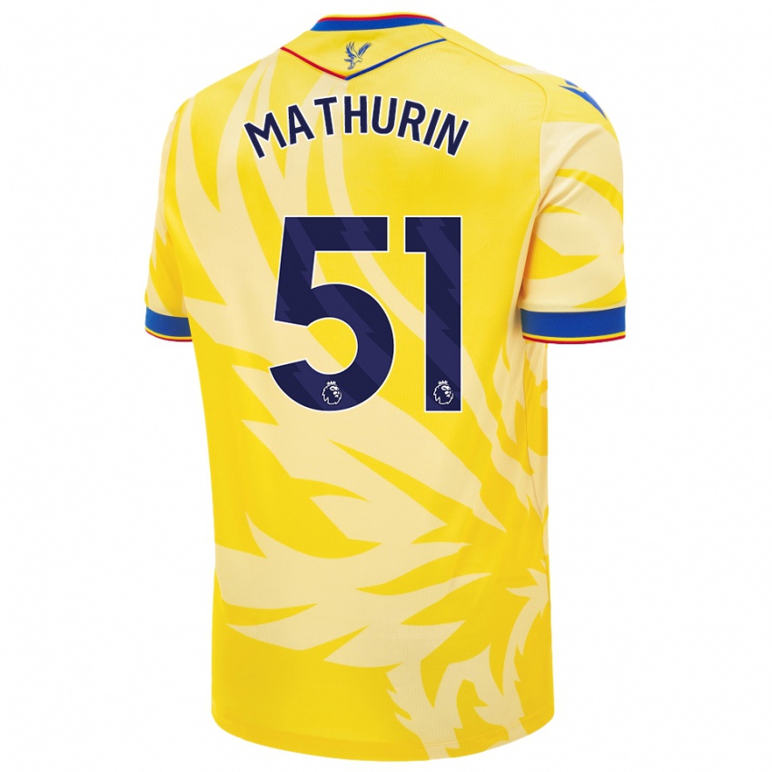 Criança Camisola Roshaun Mathurin #51 Amarelo Alternativa 2024/25 Camisa Brasil