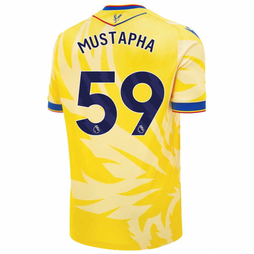 Criança Camisola Hindolo Mustapha #59 Amarelo Alternativa 2024/25 Camisa Brasil