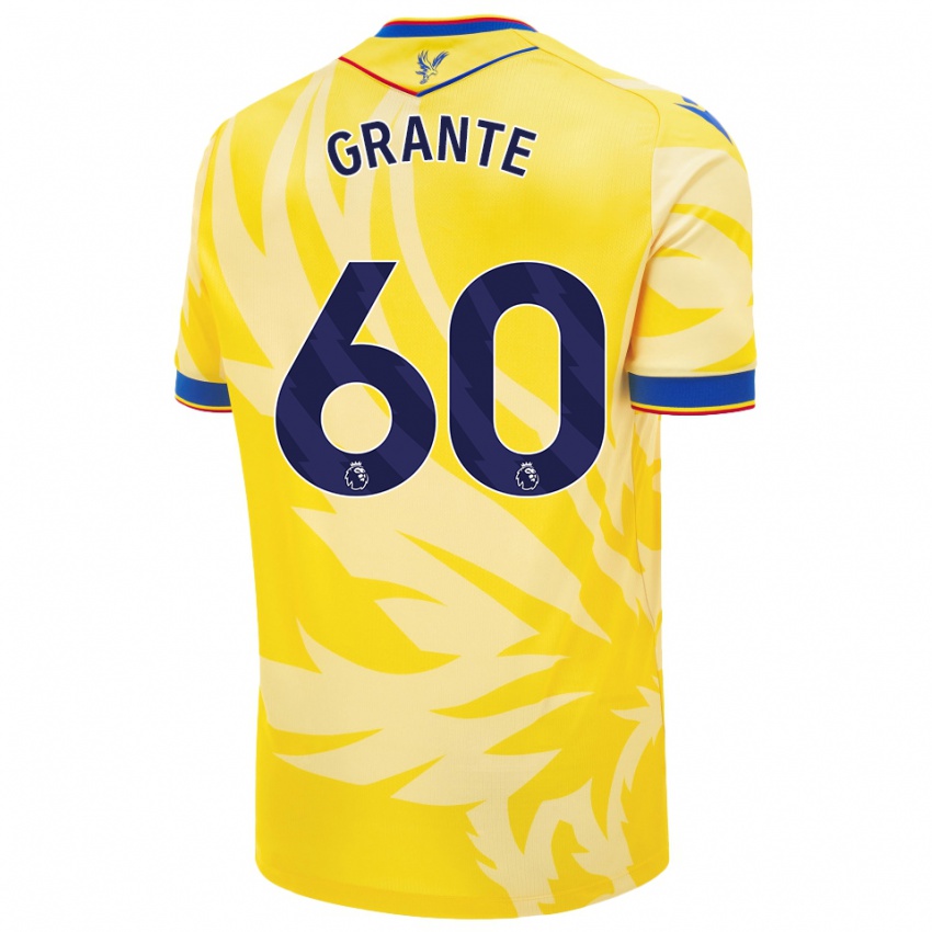 Criança Camisola Jake Grante #60 Amarelo Alternativa 2024/25 Camisa Brasil