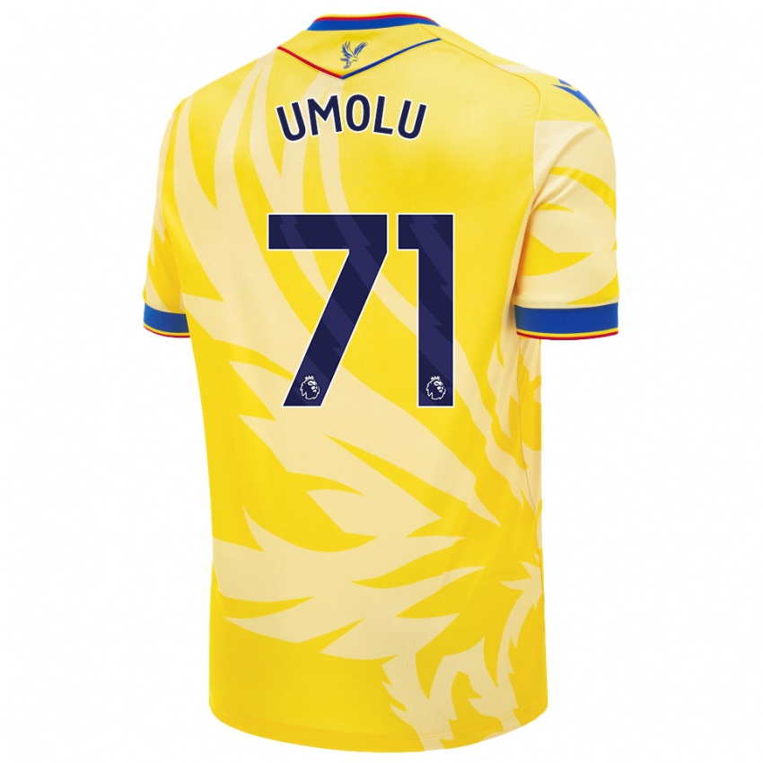 Criança Camisola Jemiah Umolu #71 Amarelo Alternativa 2024/25 Camisa Brasil