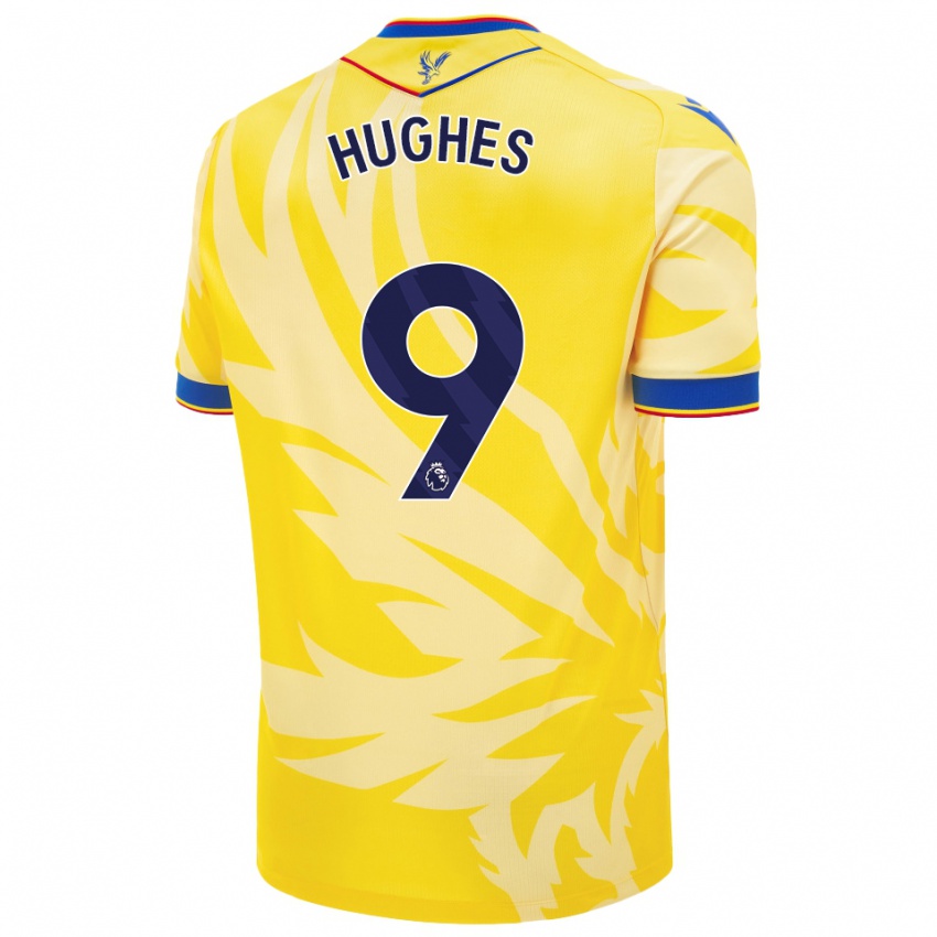 Criança Camisola Elise Hughes #9 Amarelo Alternativa 2024/25 Camisa Brasil