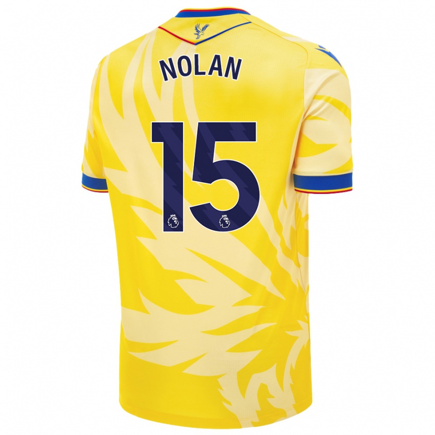 Criança Camisola Hayley Nolan #15 Amarelo Alternativa 2024/25 Camisa Brasil